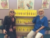 Dott.ssa Lucia Marotta e Dott.ssa Elena Pozzani davanti ai 100 libri di fiabe donati al Reparto Pediatrico Odontoiatrico-Ospedale Marzana (VR)