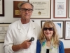 Il Prof. Girolomoni e la Dr.ssa Marotta in occasione della donazione del dermatoscopio effettuata da A.N.I.Ma.S.S. ODV al Direttore del Reparto di Dermatologia Ospedale di Borgo Trento - Verona in data  28 giugno 2023