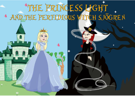 Fumetti - The princess Light and the perfidious witch Sjogren